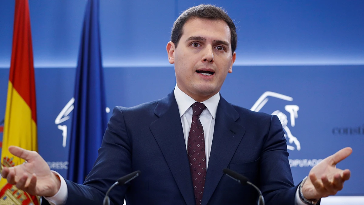 Albert Rivera en rueda de prensa