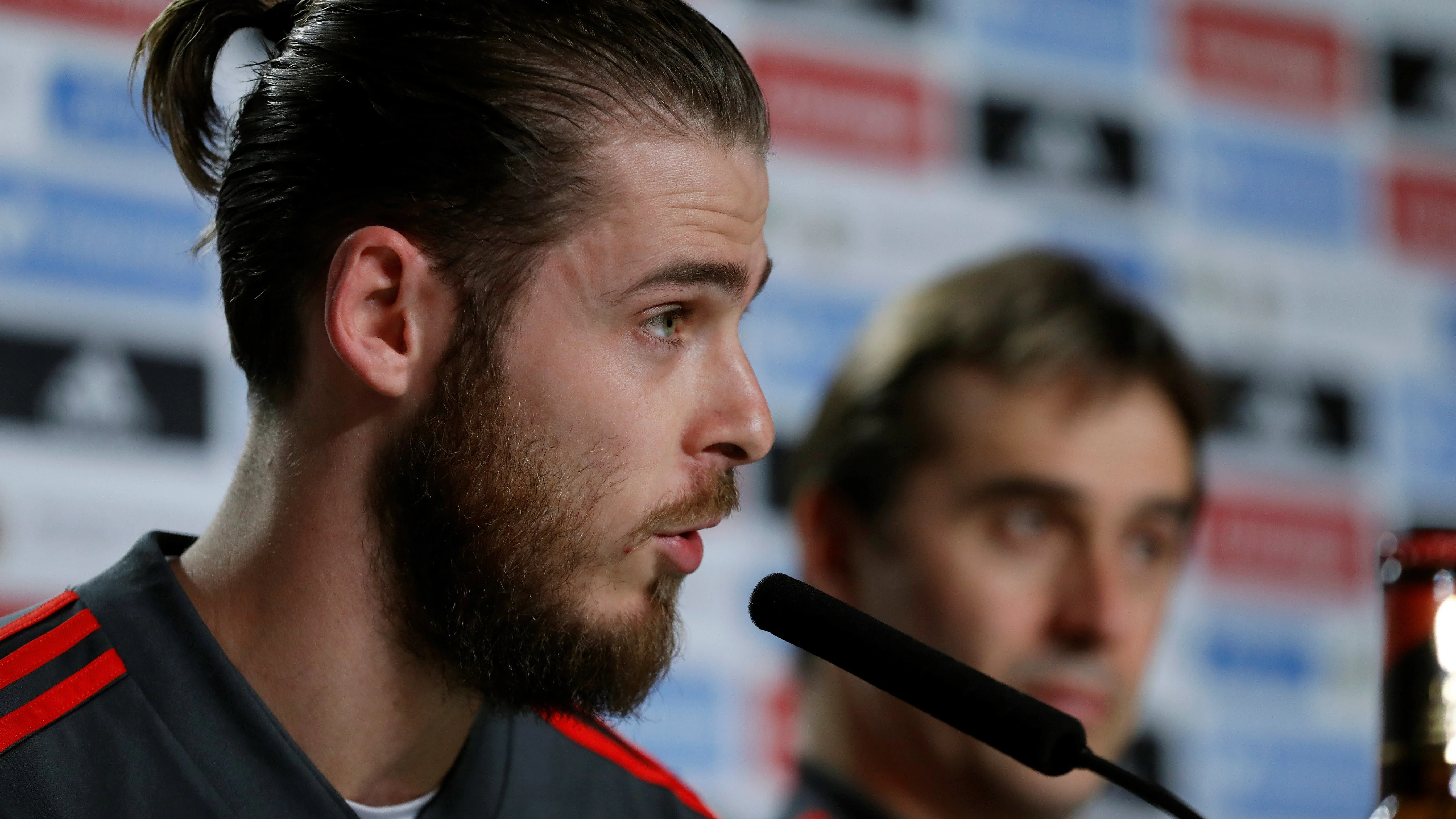 David de Gea, en rueda de prensa