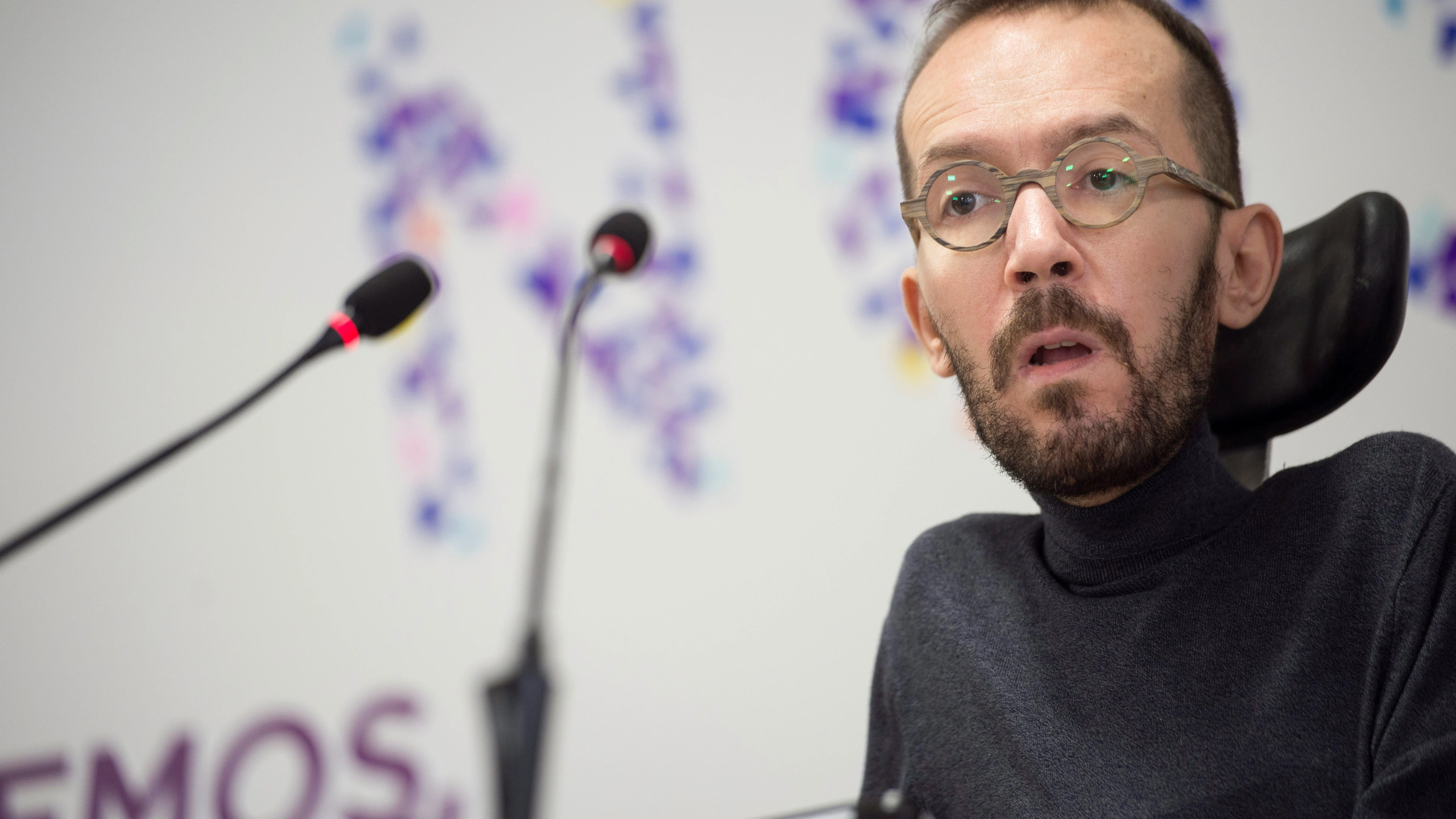 El portavoz de Podemos Pablo Echenique 