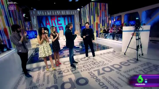 Quique Peinado, Cristina Pedroche, Anna Simon, Frank Blanco y Javier Bardem Quique Peinado, Cristina Pedroche, Anna Simon, Frank Blanco y Javier Bardem