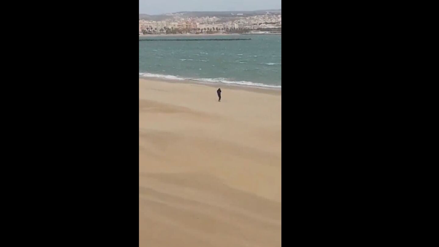 Frame del v&iacute;deo racista