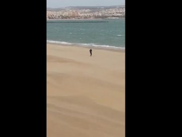 Frame del vídeo racista Frame del vídeo racista