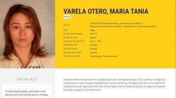 Imagen tomada de la web de Europol de la abogada María Teresa Varela Otero