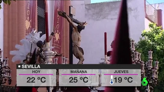 Temperaturas en Sevilla durante la Semana Santa Temperaturas en Sevilla durante la Semana Santa