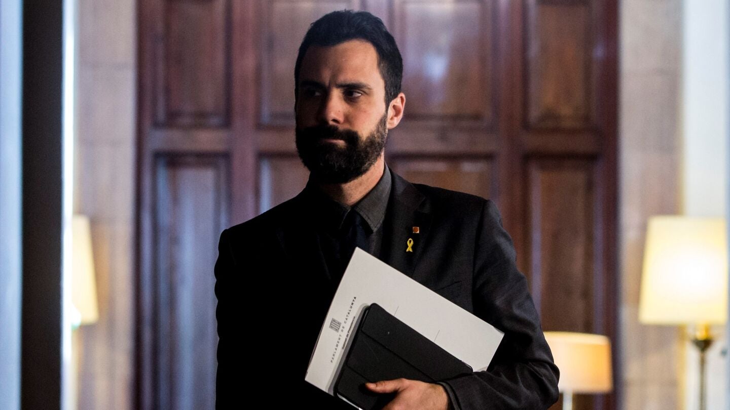 El presidente del Parlament de Catalu&ntilde;a, Roger Torrent