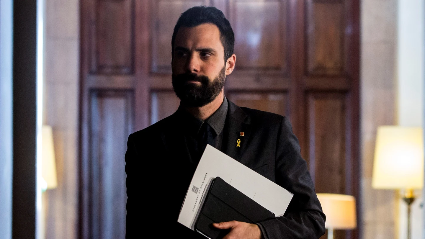 El presidente del Parlament de Cataluña, Roger Torrent El presidente del Parlament de Cataluña, Roger Torrent