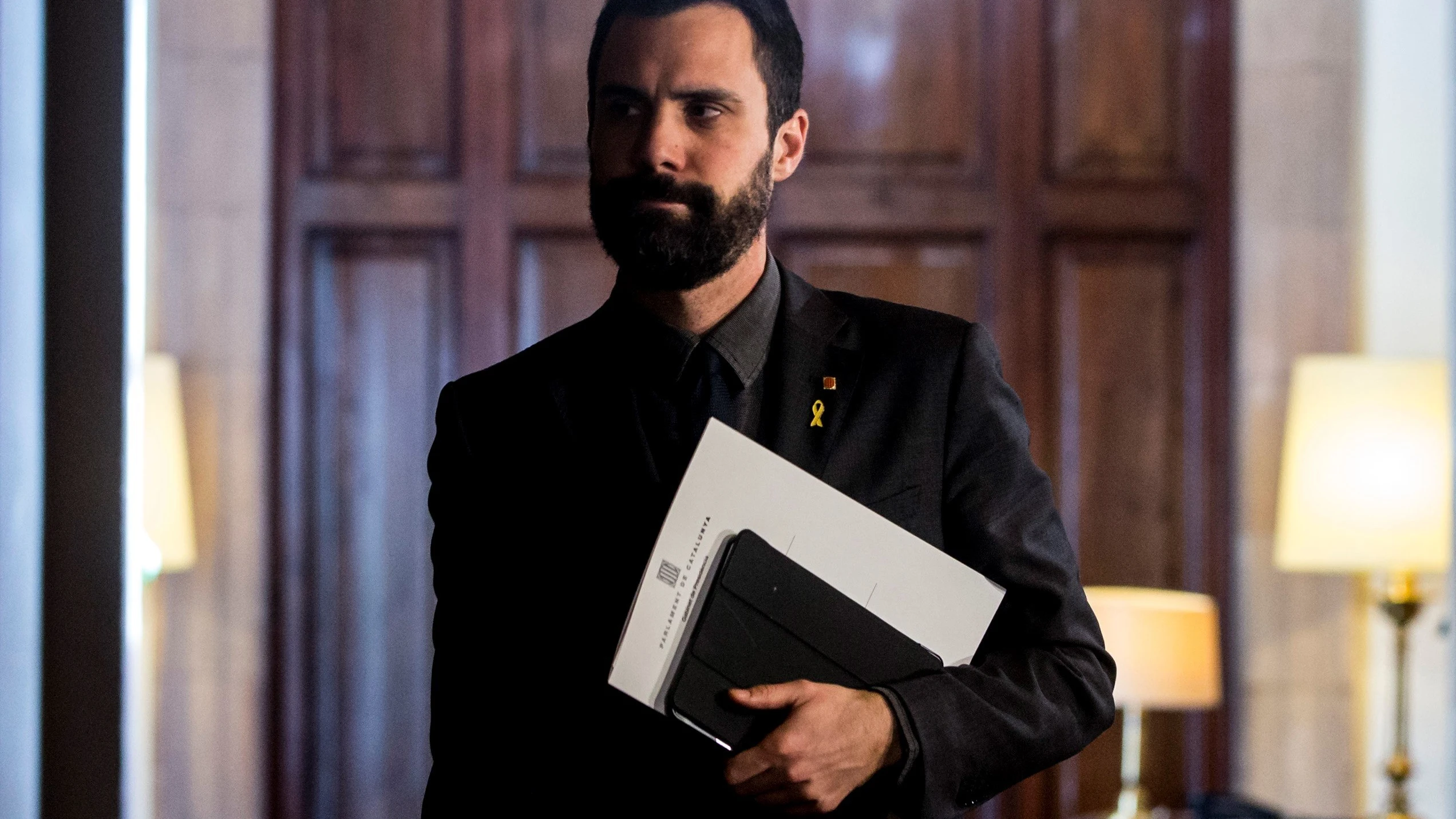 El presidente del Parlament de Cataluña, Roger Torrent