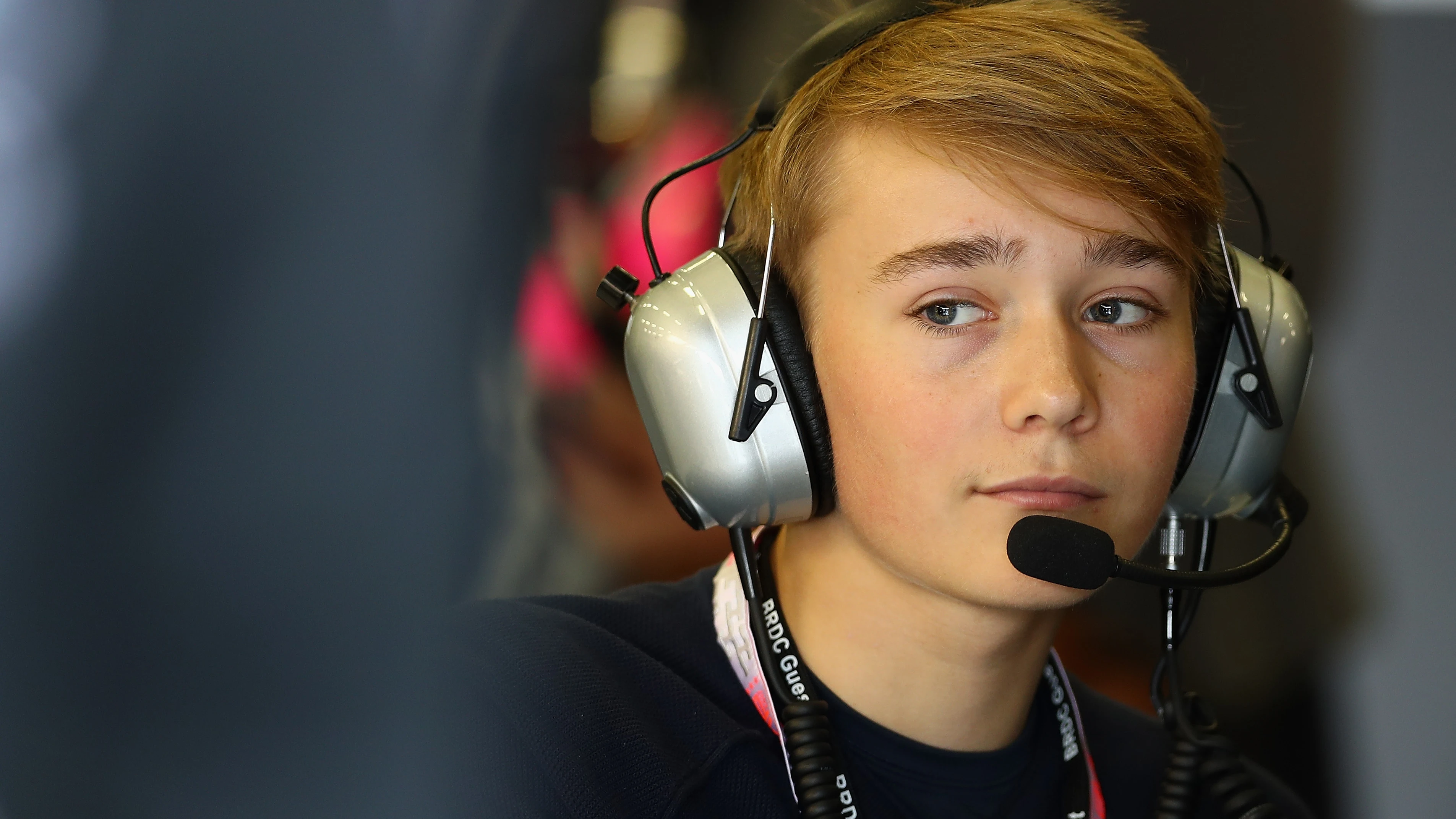 Billy Monger, en el GP de Gran Bretaña de F1 en 2017