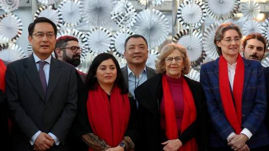 La alcaldesa de Madrid, Manuela Carmena , con la concejal del distrito de Usera, Rommy Arce La alcaldesa de Madrid, Manuela Carmena , con la concejal del distrito de Usera, Rommy Arce