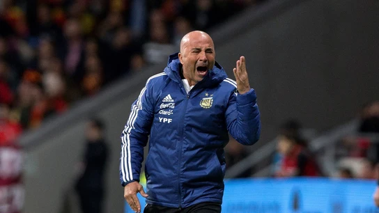 Jorge Sampaoli, en el partido contra España Jorge Sampaoli, en el partido contra España