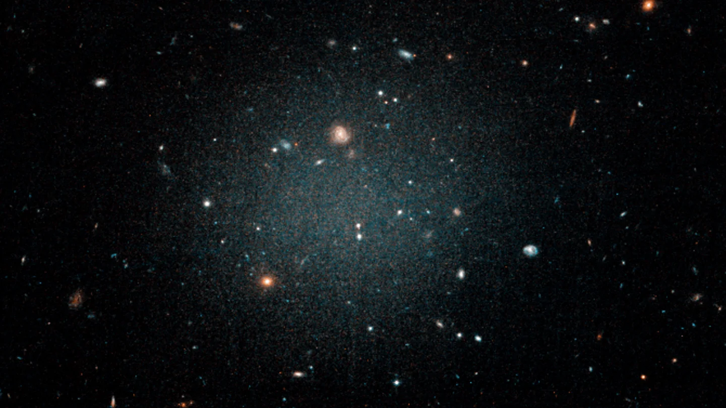 Imagen de archivo de una galaxia captada por el telescopio Hubble Imagen de archivo de una galaxia captada por el telescopio Hubble