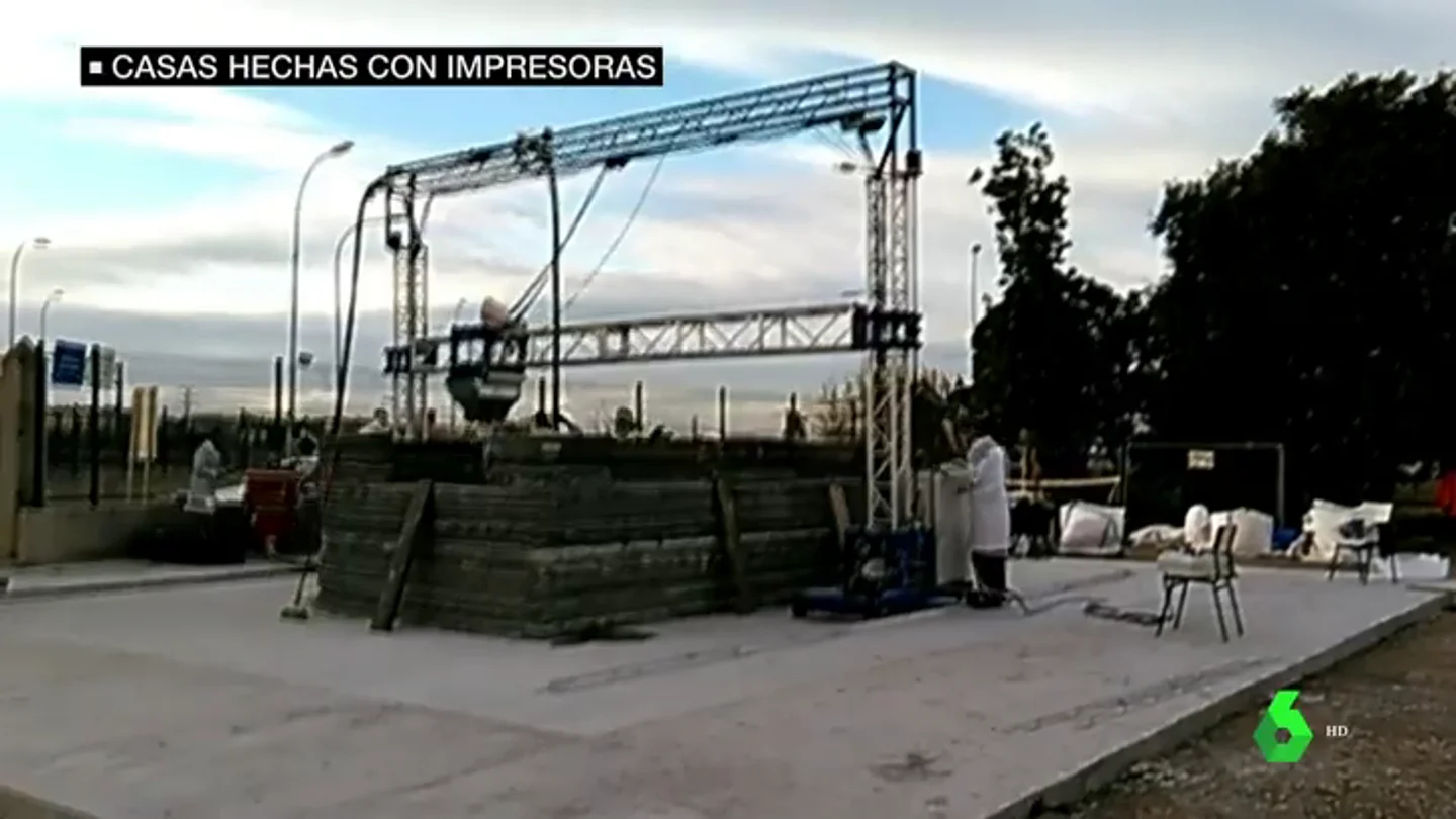 Casa construida con una impresora 3D Casa construida con una impresora 3D
