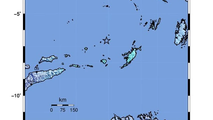 Imagen del Instituto Geológico de Estados Unidos sobre el terremoto en Papúa Nueva Guinea