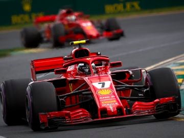 Kimi Raikkonen, durante el GP de Australia Kimi Raikkonen, durante el GP de Australia