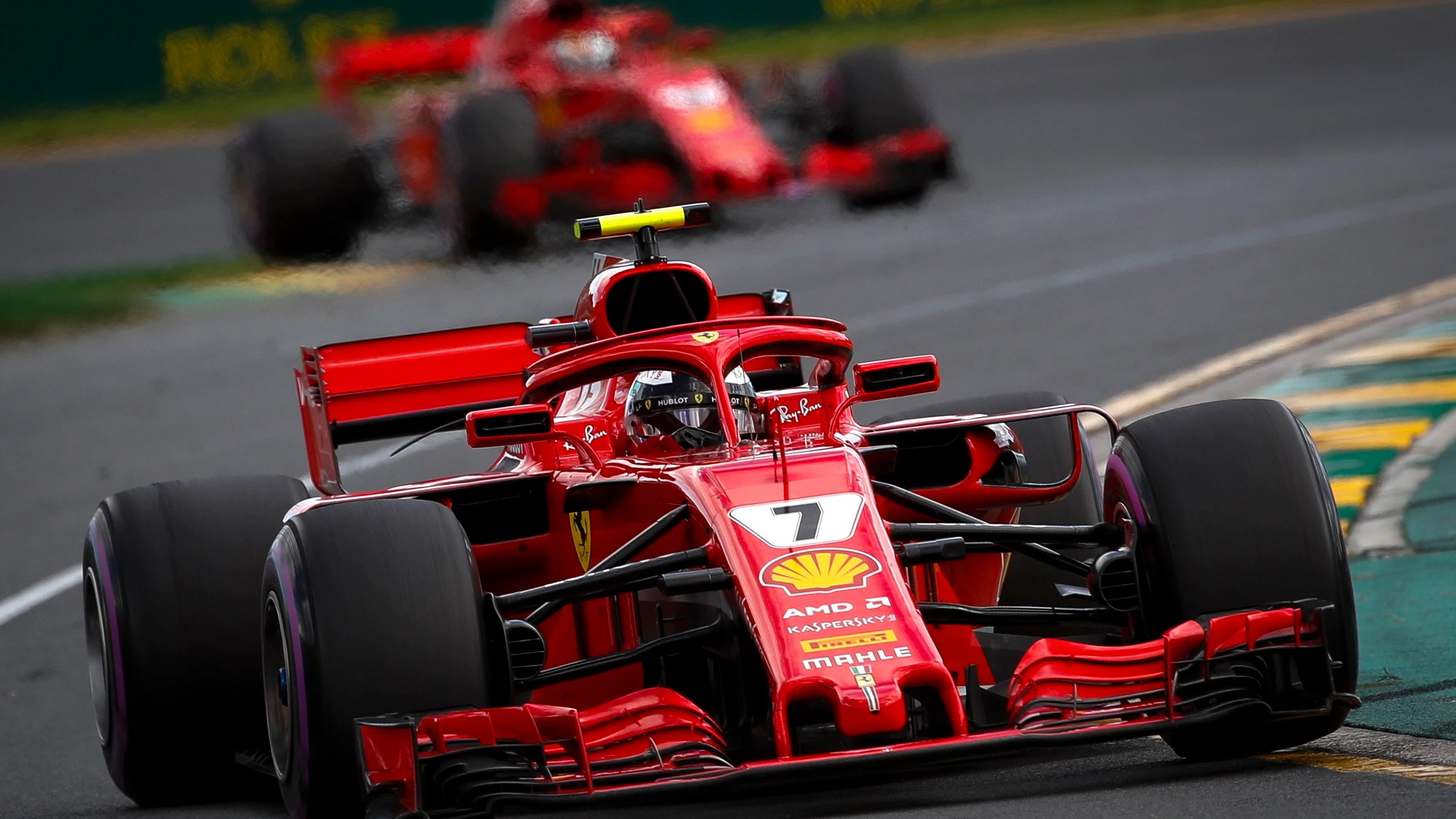Kimi Raikkonen, durante el GP de Australia Kimi Raikkonen, durante el GP de Australia