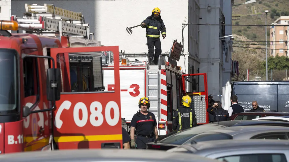 Imagen de archivo de los bomberos 