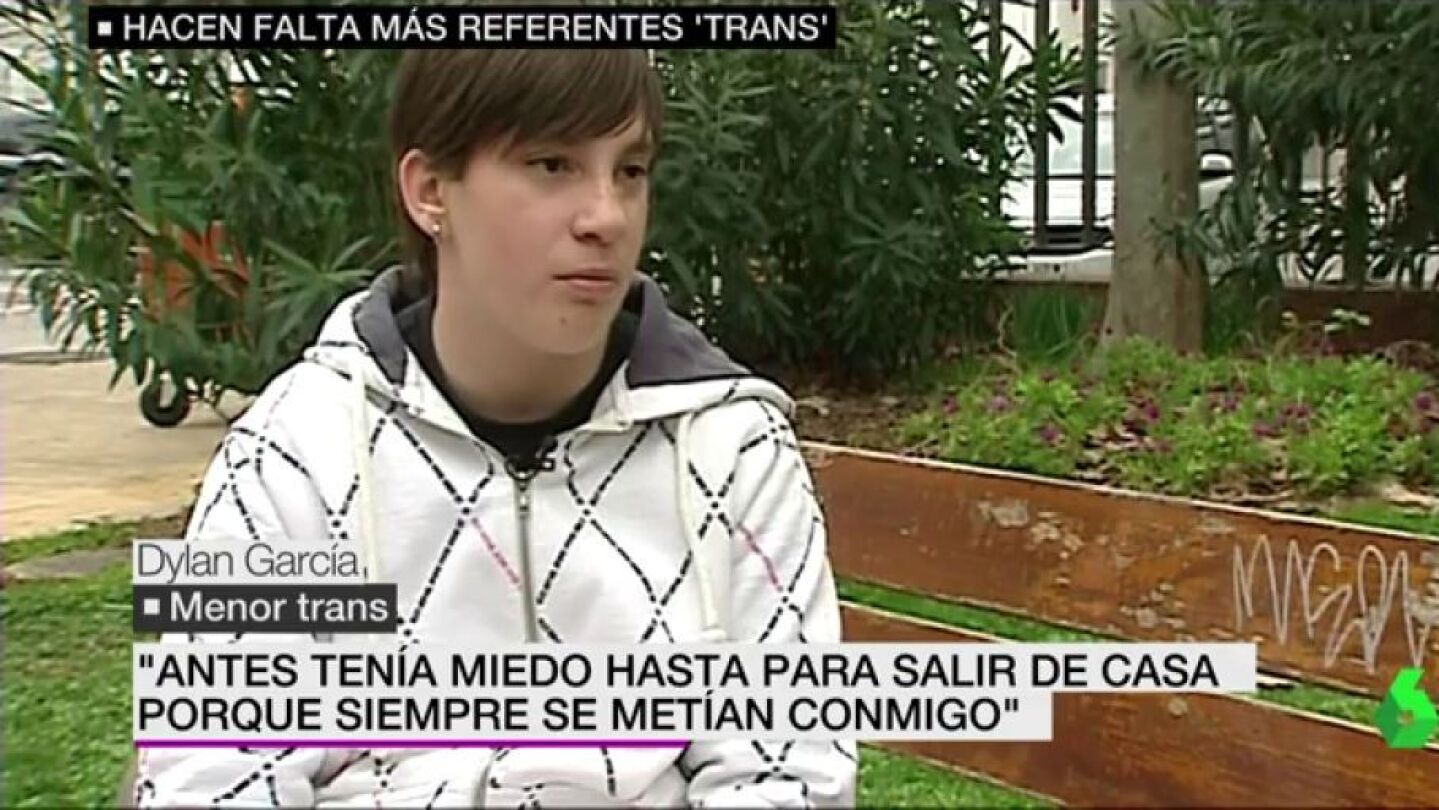 Dylan Garc&iacute;a, menor transexual