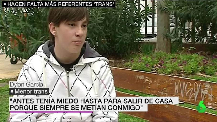 Dylan García, menor transexual