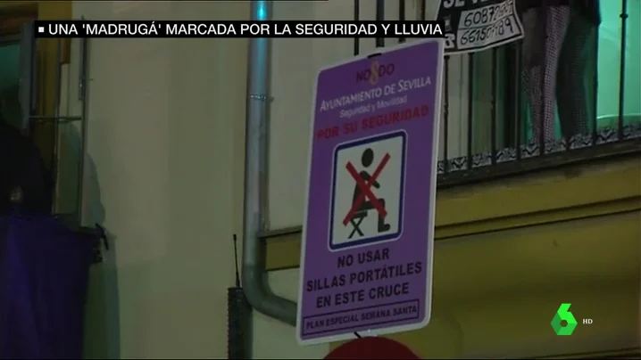Prohibición de sillas portátiles en Sevilla Prohibición de sillas portátiles en Sevilla