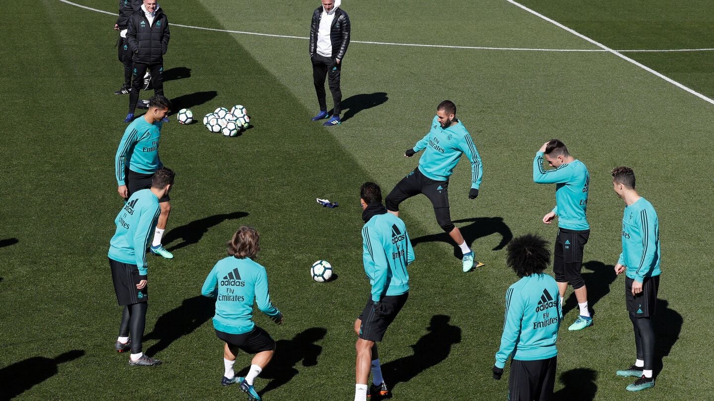 &Uacute;ltimo entrenamiento del Madrid antes de medirse a Las Palmas