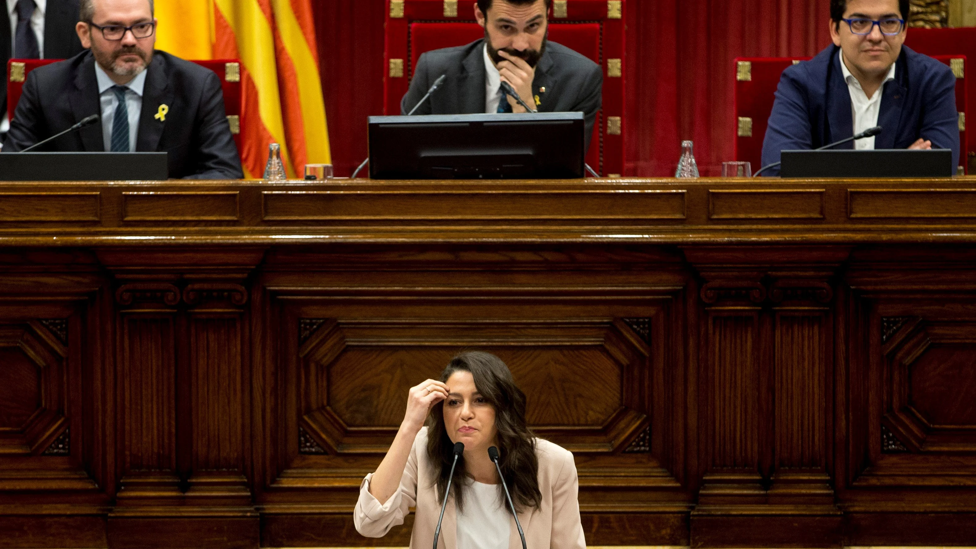 Inés Arrimadas, líder de Ciudadanos en Cataluña