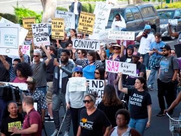 Protestas en Sacramento por la muerte de un afroamericano a manos de la Policía Protestas en Sacramento por la muerte de un afroamericano a manos de la Policía