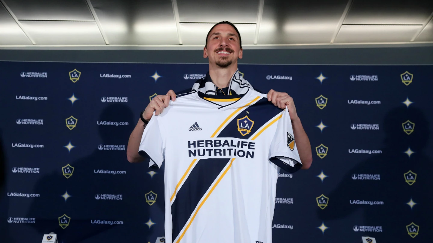 Ibrahimovic, jugador de los Galaxy Ibrahimovic, jugador de los Galaxy