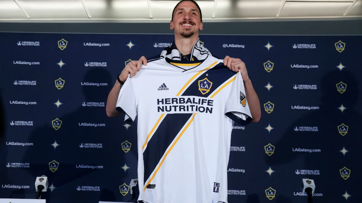 Ibrahimovic, jugador de los Galaxy