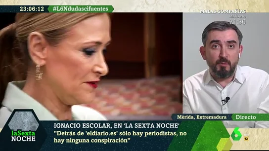 Ingacio Escolar, en laSexta Noche Ingacio Escolar, en laSexta Noche