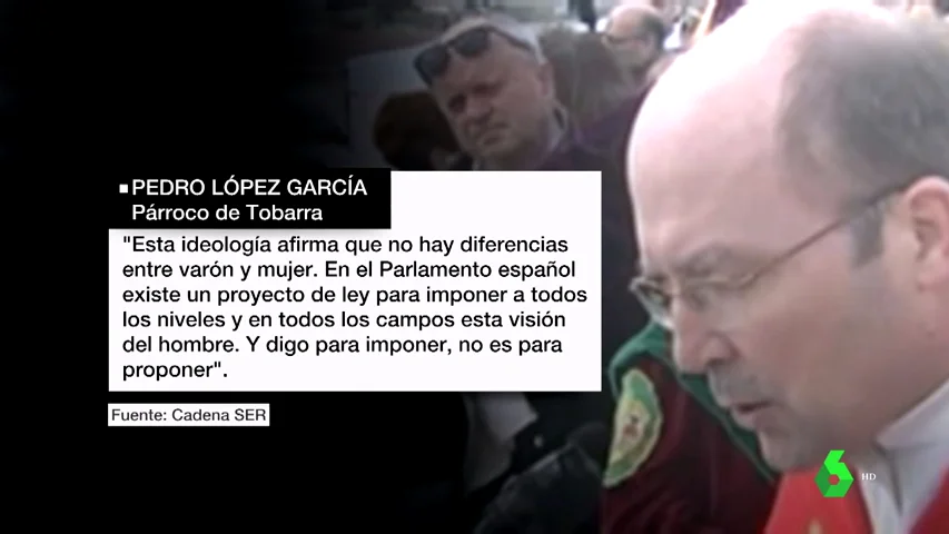 El sacerdote de Tobarra vincula ideología de género con la dictadura y la Inquisición