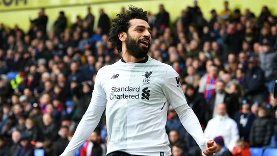 Salah celebra un gol Salah celebra un gol