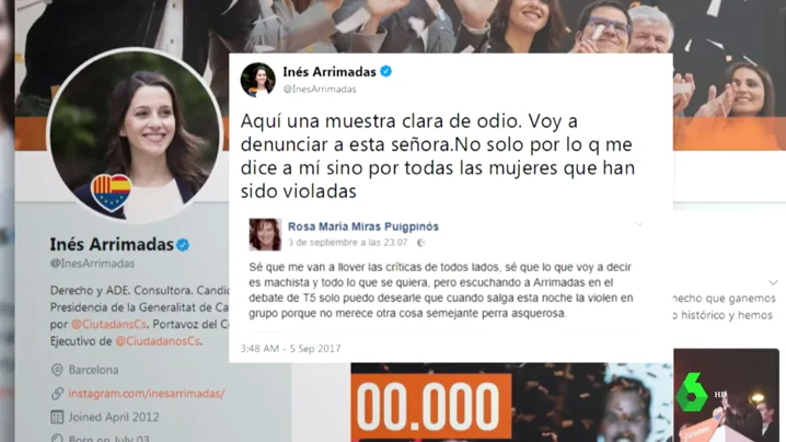 Acoso en Twitter a Inés Arrimadas