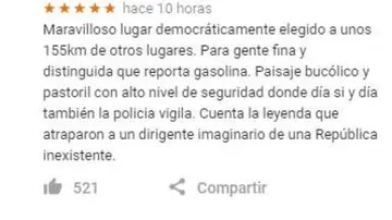 Reseña de la gasolinera donde se detuvo a Puigdemont