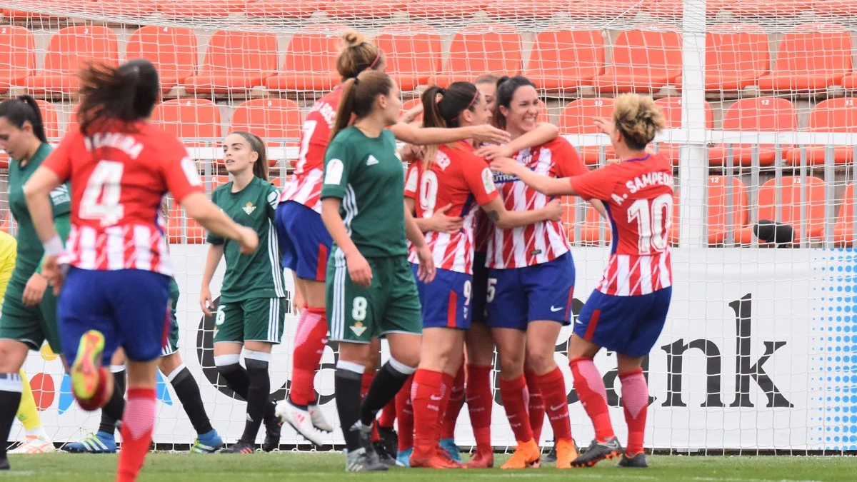 El Atlético celebra un gol ante el Betis