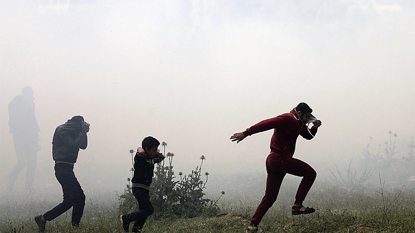 Enfrentamientos en la frontera de Gaza