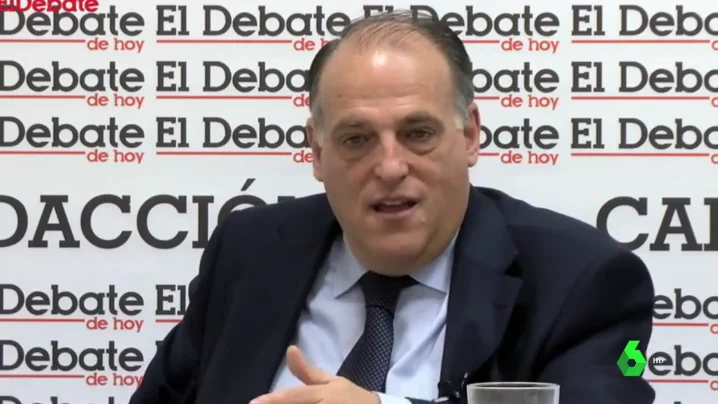 Javier Tebas, sobre la final de Copa: "Se debería aplicar el 155 en el Wanda Metropolitano"