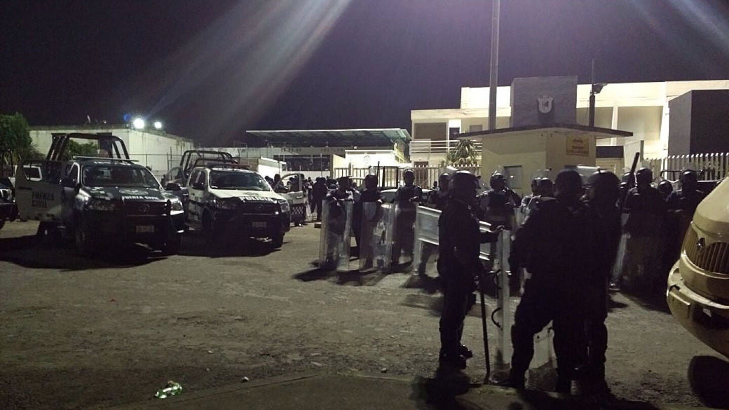 Mot&iacute;n en una c&aacute;rcel del estado mexicano de Veracruz