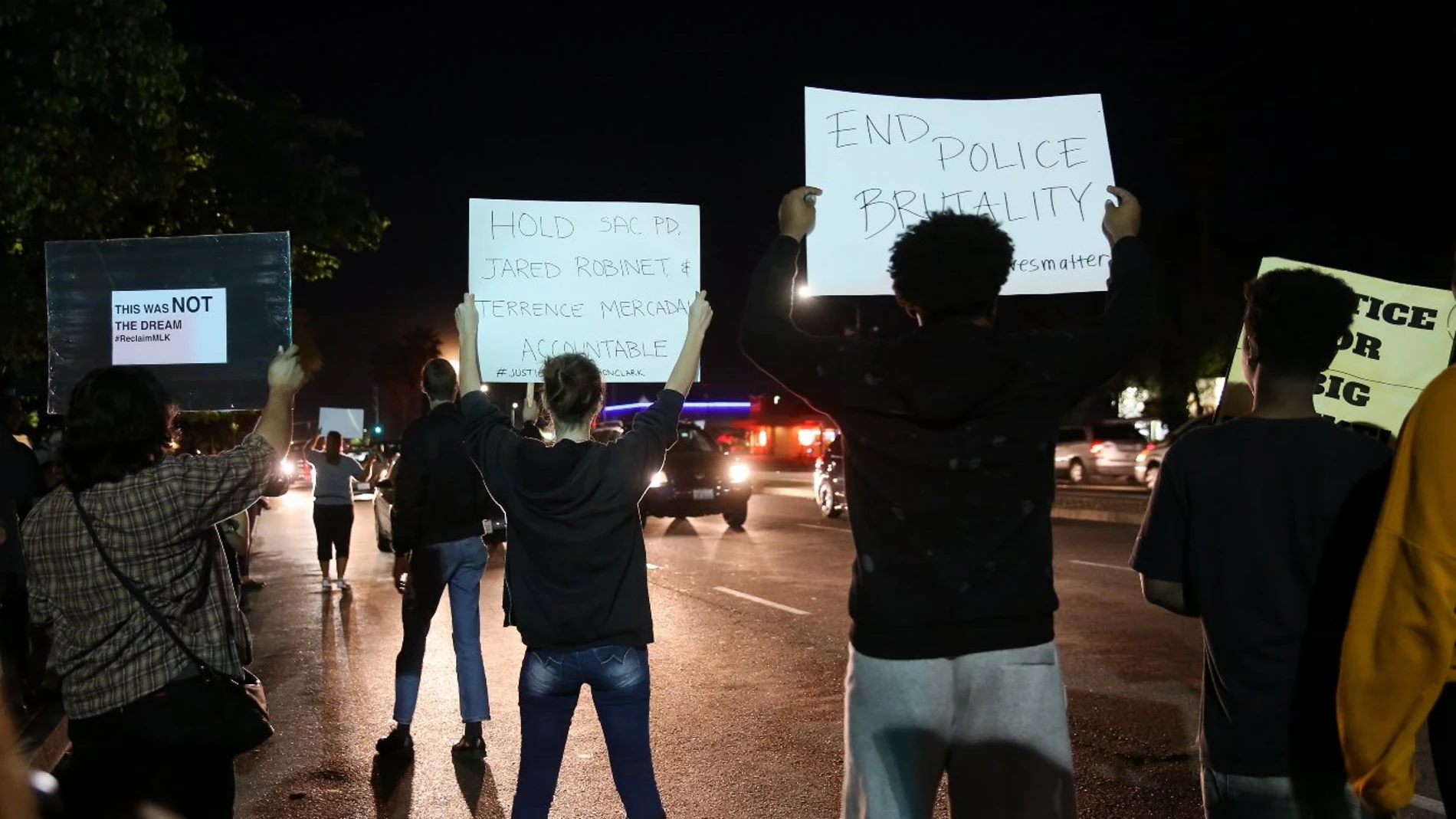 Protestas en California