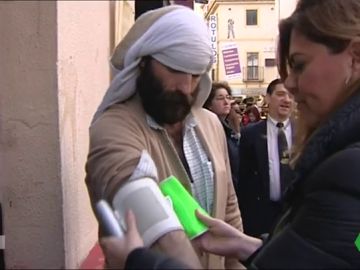Un costalero en Semana Santa 2018 Un costalero en Semana Santa 2018