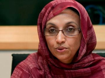 La activista saharaui de los derechos humanos Aminetu Haidar La activista saharaui de los derechos humanos Aminetu Haidar