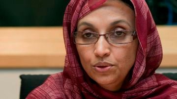 La activista saharaui de los derechos humanos Aminetu Haidar