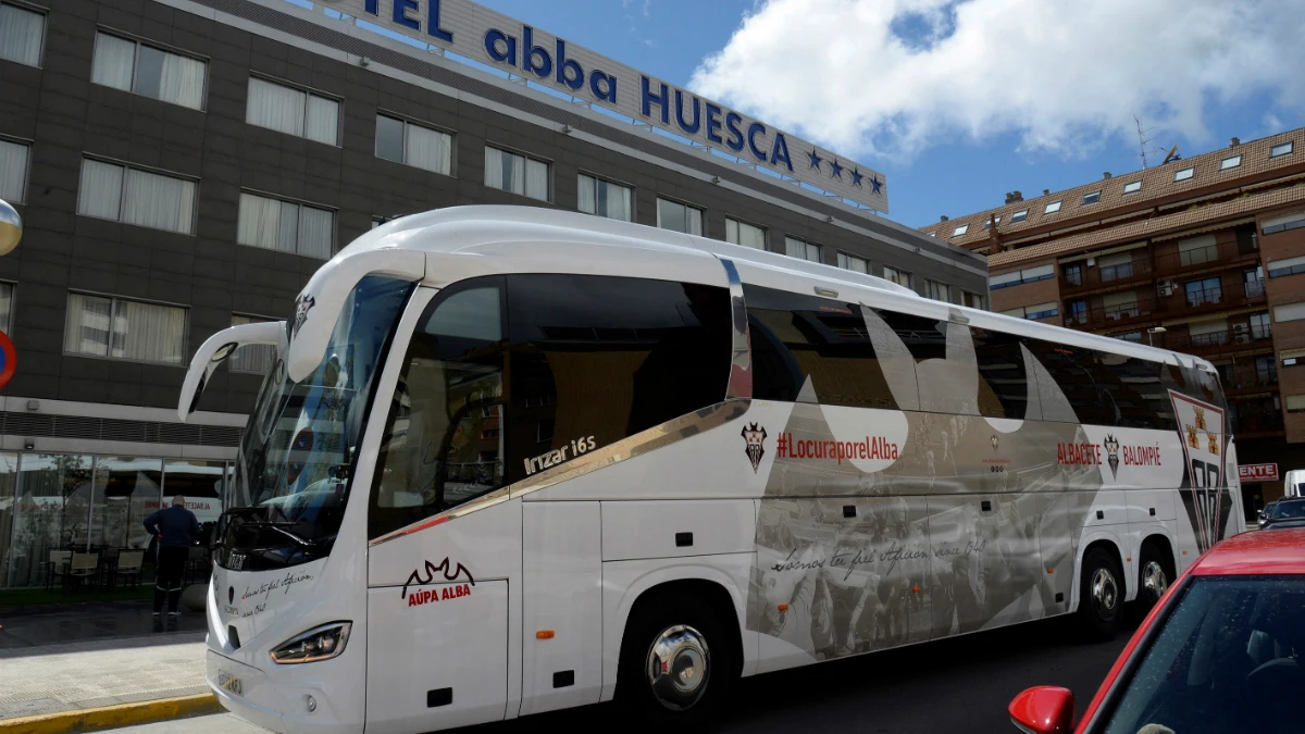 El autocar del Albacete