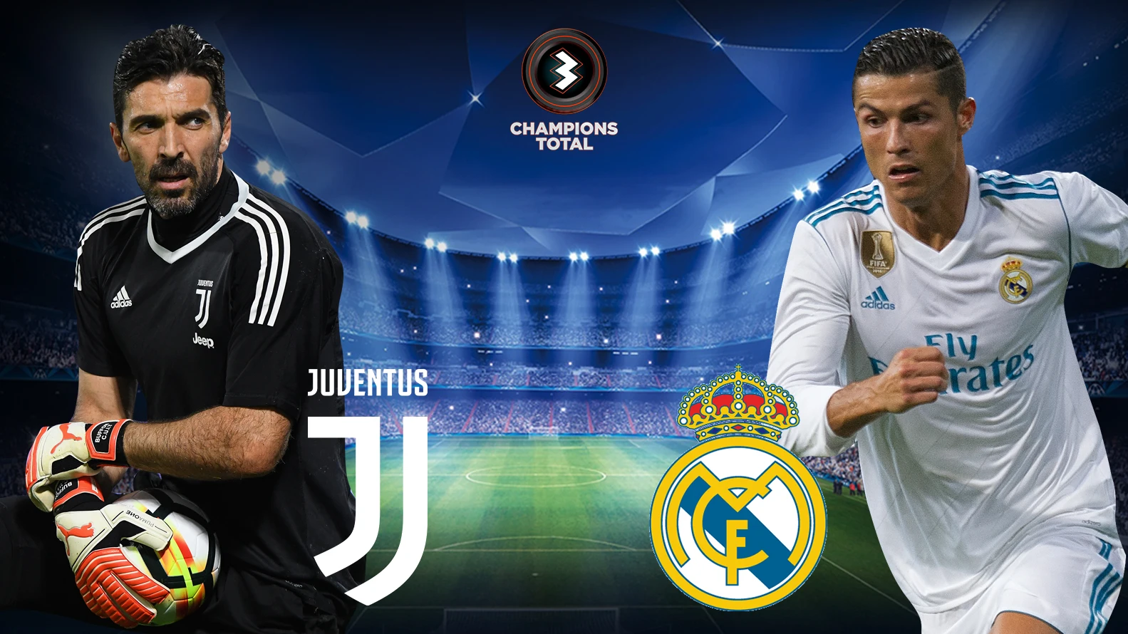 Juventus - Real Madrid, duelo en Champions League