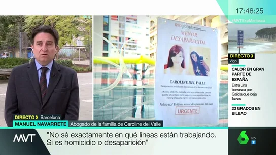 Manuel Navarrete, abogado de la familia de Caroline del Valle Manuel Navarrete, abogado de la familia de Caroline del Valle