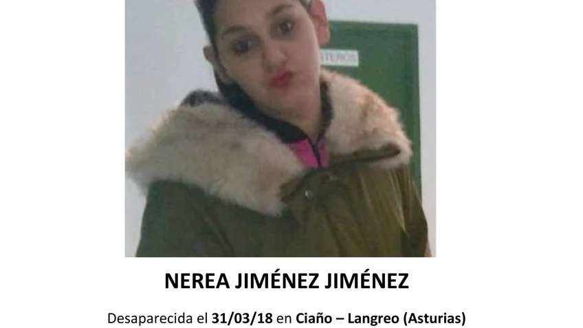 Nerea Jiménez, la menor desaparecida