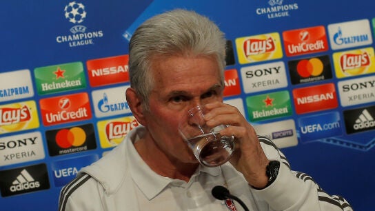Heynckes, durante la rueda de prensa