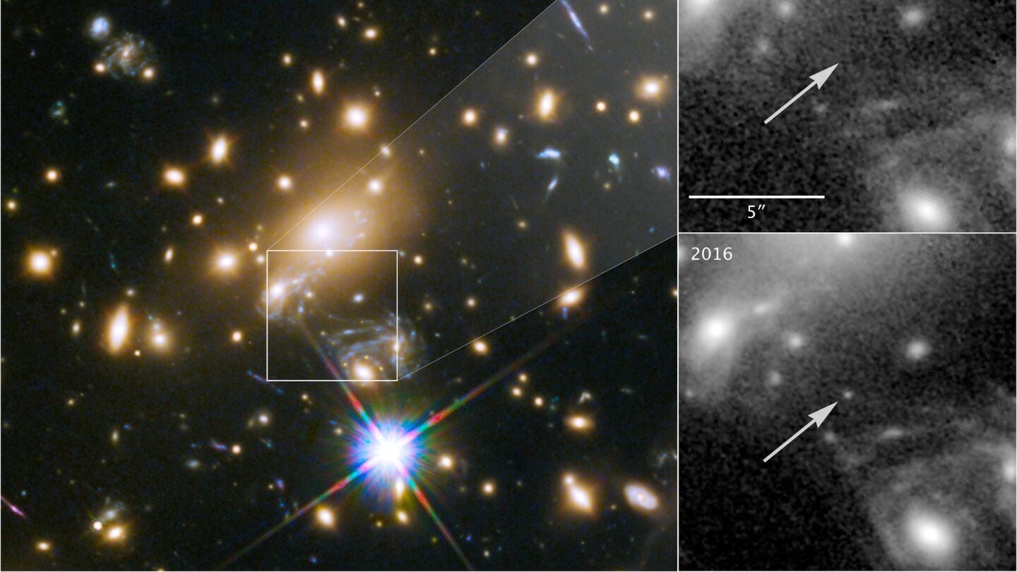 Hubble descubre la estrella m&aacute;s lejana jam&aacute;s vista