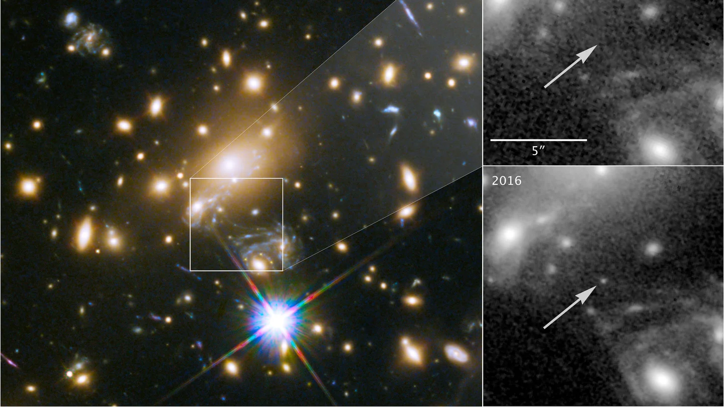 Hubble descubre la estrella más lejana jamás vista Hubble descubre la estrella más lejana jamás vista