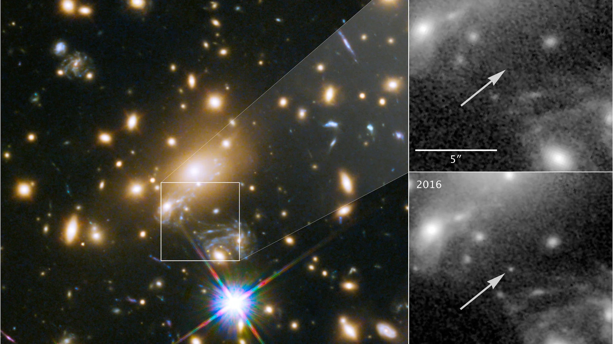 Hubble descubre la estrella más lejana jamás vista