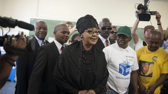 Winnie Mandela, exmujer de Nelson Mandela Winnie Mandela, exmujer de Nelson Mandela